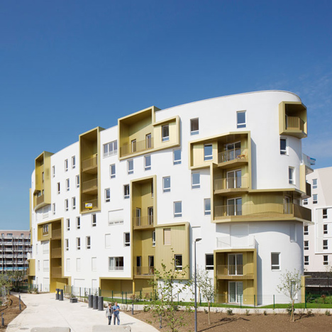 Franco-Prussian war site hosts block of flats by Guérin & Pedroza Architects