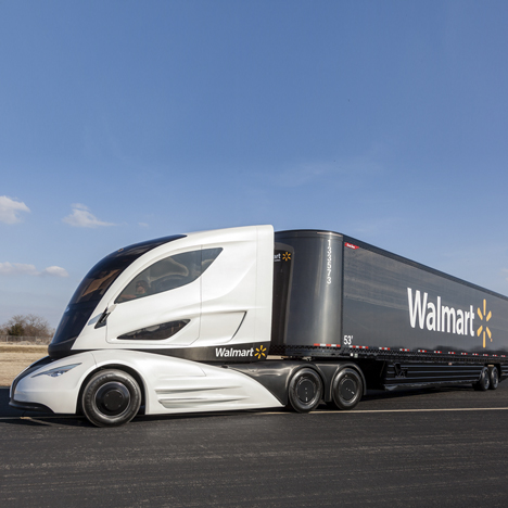 Walmart unveils concept for energy efficient carbon-fibre truck