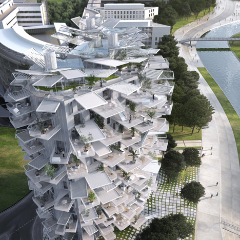 Sou Fujimoto designs tree-inspired tower for Montpellier "modern follies" project