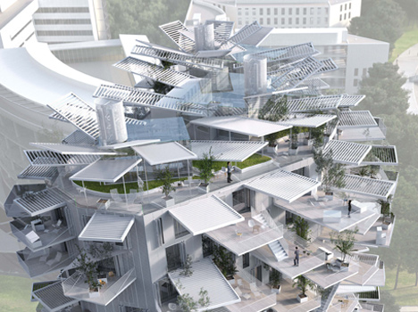 Sou Fujimoto designs tree-inspired tower for Montpellier "modern follies" project