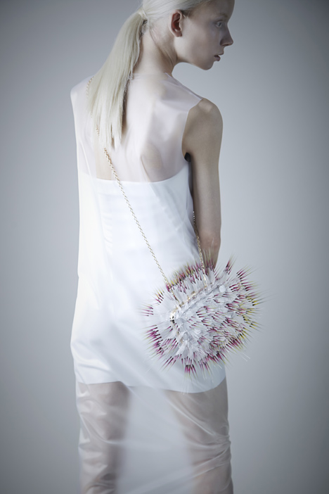 Prickly headdresses by Maiko Takeda now glow in the dark