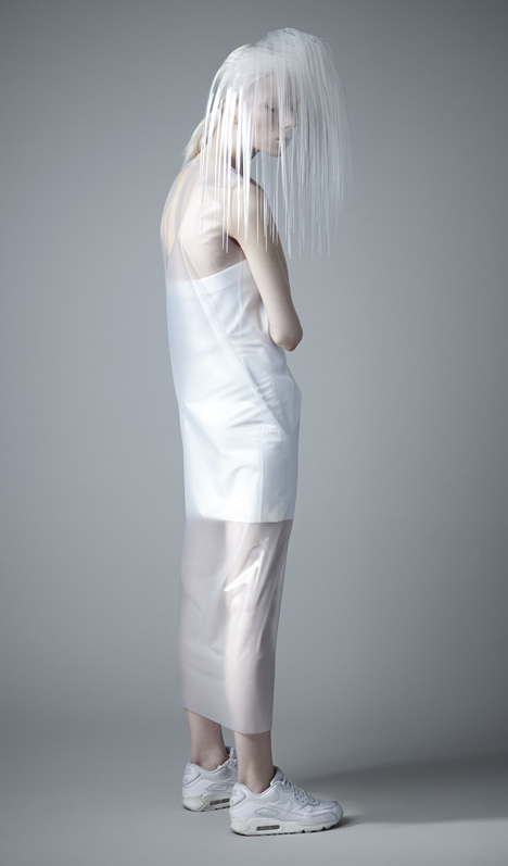 Prickly headdresses by Maiko Takeda now glow in the dark
