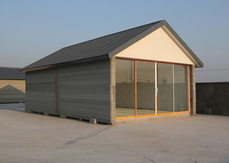 Chinese company 3D prints 10 buildings in a day using construction waste