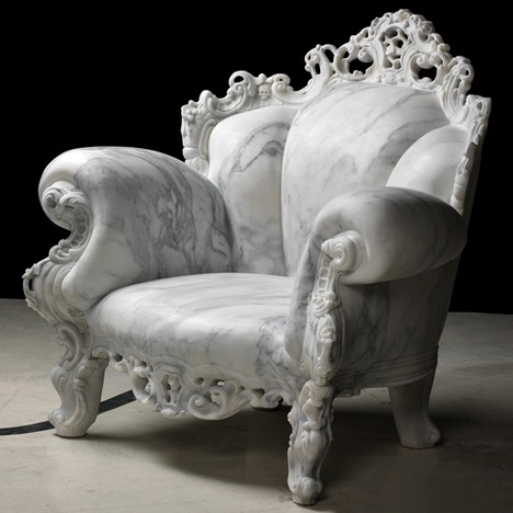 Alessandro Mendini marble Proust chair