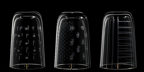 Formafantasma to show engraved glassware at Bagatti Valsecchi in Milan