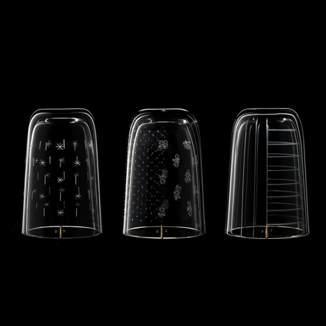 Formafantasma to show engraved glassware at Bagatti Valsecchi in Milan