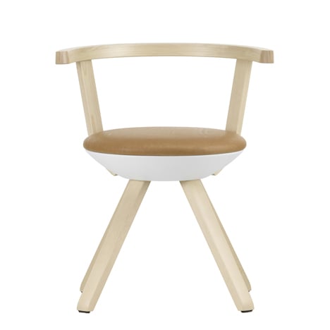 Konstantin Grcic’s first design for Artek is a circular birch swivel chair