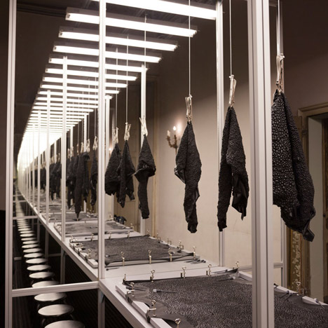 Bart Hess recruits public to create bespoke textile production line in Milan installation