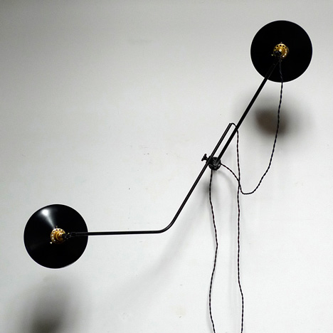 Bent wall lamp by Workstead