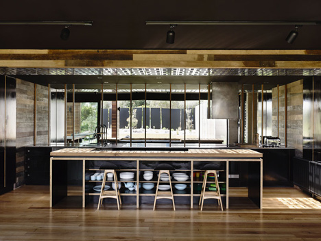 Blairgowrie House by Wolveridge Architects creates a timber-clad seaside home