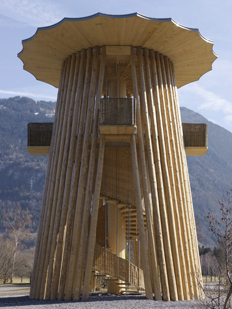Caminada exhibition Aussichtsturm Reussdelta