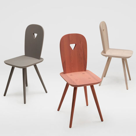 Casamania launches La-Dina chair by Luca Nichetto at Milan design week