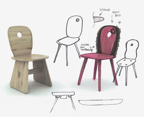 Casamania launches La-Dina chair by Luca Nichetto at Milan design week