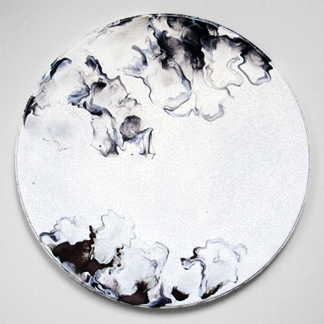 Ceramic tables by Elisa Strozyk