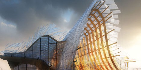 China's pavilion for Milan 2015 expo to feature wavy roof and indoor crop field