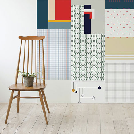 Cut and Paste Wallpaper by All The Fruits