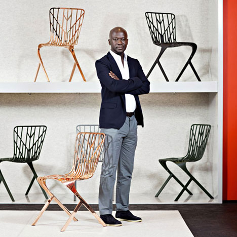 David Adjaye Washington chair chair collection for Knoll launched in Milan 2014