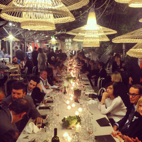 Dinner at Spazio Rosanna Orlandi
