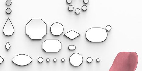 Doshi Levien designs jewel-like mirrors for HAY