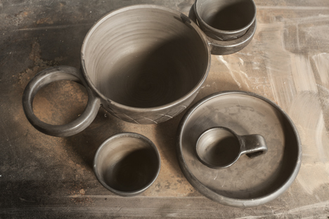 Luca Nichetto and Lera Moiseeva's ceramic tableware to launch at Spazio Rossana Orlandi