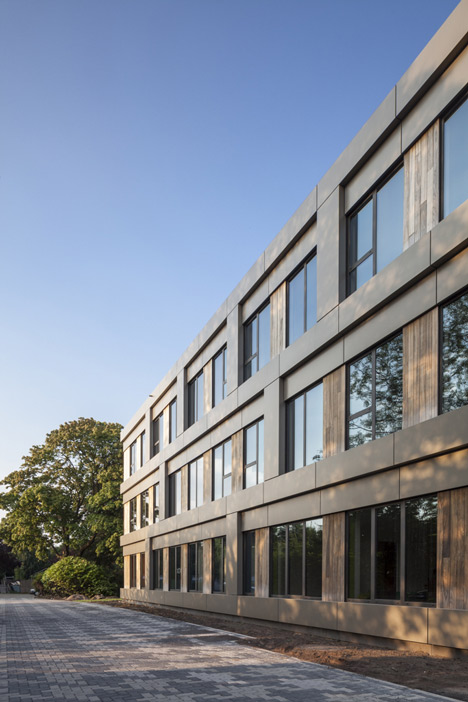 Areal Architecten's Mayerhof retirement home wraps around two courtyards