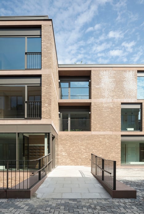 Areal Architecten's Mayerhof retirement home wraps around two courtyards