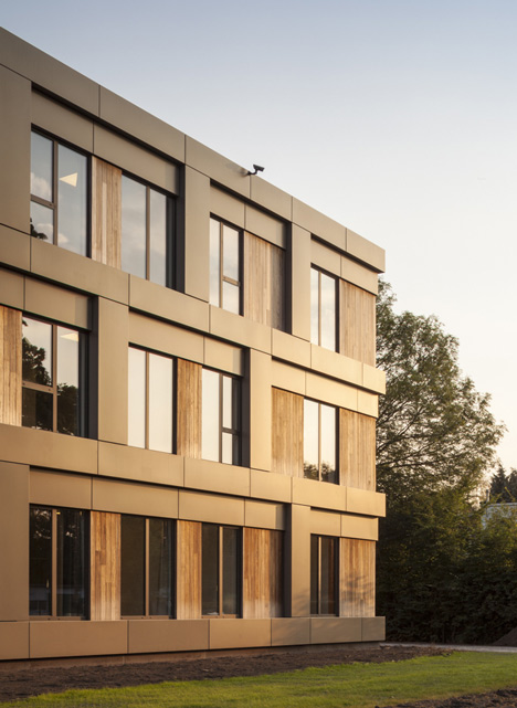 Areal Architecten's Mayerhof retirement home wraps around two courtyards
