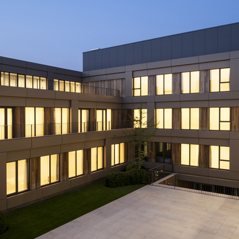 Areal Architecten's Mayerhof retirement home wraps around two courtyards