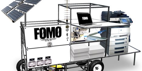 Algorithmic journalism machine by Space Caviar generates free FOMO newspaper in Milan this week