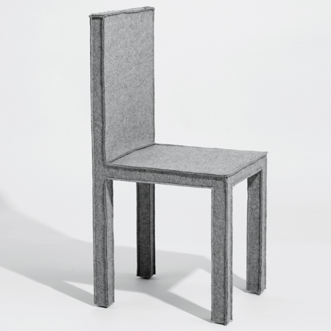 Reed Krakoff creates furniture made from felt for Established & Sons