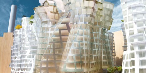 Gehry and Foster unveil designs for Battersea Power Station redevelopment