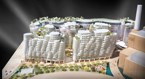 Gehry and Foster unveil designs for Battersea Power Station redevelopment