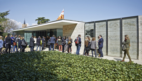 Jordi Bernadó removes the doors from Mies van der Rohe's Barcelona Pavilion