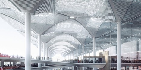 Grimshaw unveils “world’s largest airport terminal under one roof” for Istanbul