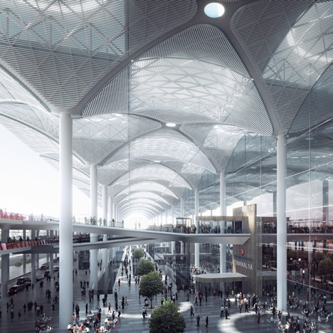 Grimshaw unveils “world’s largest airport terminal under one roof” for Istanbul