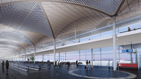 Istanbul Airport by Grimshaw, Nordic and Haptic