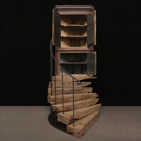 JamesPlumb marries cupboard and staircase for Milan exhibition