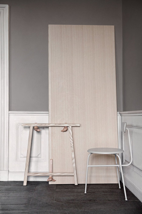 Knot Trestle table by Cecilie Manz for Menu