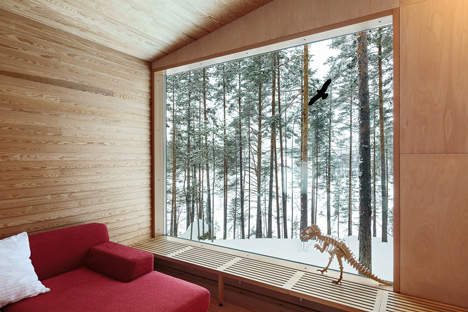 Villa Kettukallio by Playa Architects provides a woodland holiday home