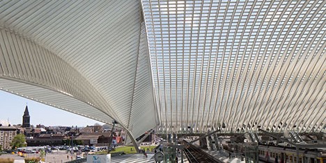 Calatrava's Liège-Guillemins Station captured in new photographs by Luke Hayes