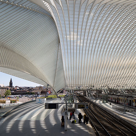 Calatrava's Liège-Guillemins Station captured in new photographs by Luke Hayes