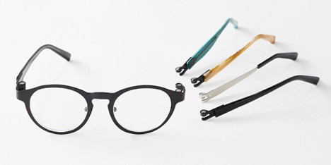Magne-hinge glasses by Nendo