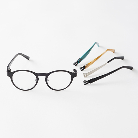 Magne-hinge glasses by Nendo