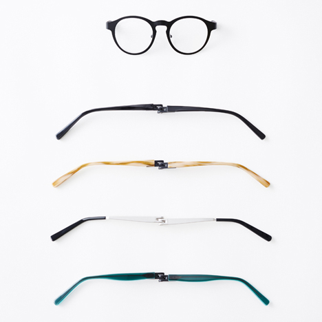 Magne-hinge glasses by Nendo