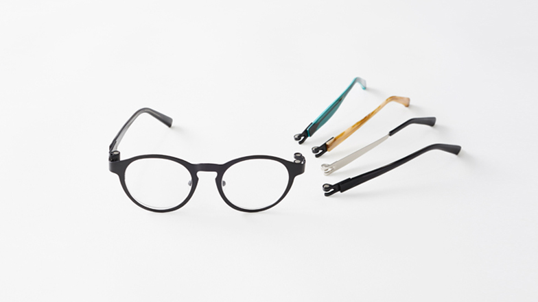 Magne-hinge glasses by Nendo