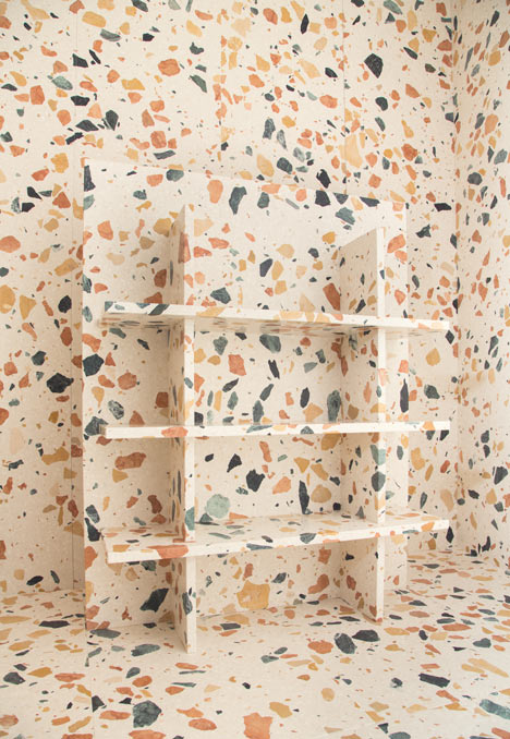 Marmoreal by Max Lamb for Dzek Salone Installation