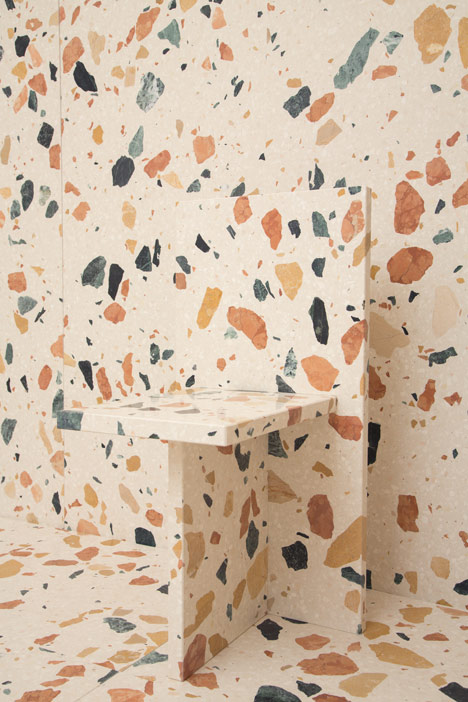 Marmoreal by Max Lamb for Dzek Salone Installation
