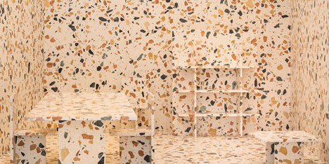 Marmoreal by Max Lamb for Dzek Salone Installation