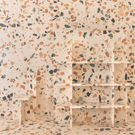 Marmoreal by Max Lamb for Dzek Salone Installation