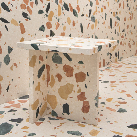 Marmoreal by Max Lamb for Dzek Salone Installation
